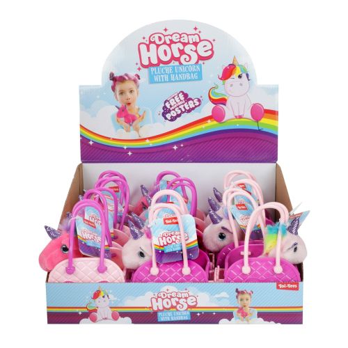 Unicorn din plus cu gentuta - toi-toys 75742z