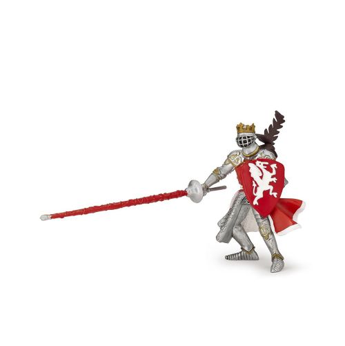 Papo figurina rege cu blazon dragon rosu papo39386