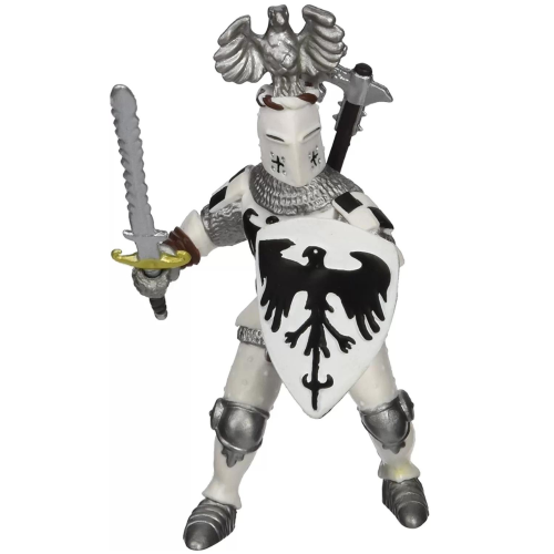 Papo figurina cavaler cu pene alb papo39785