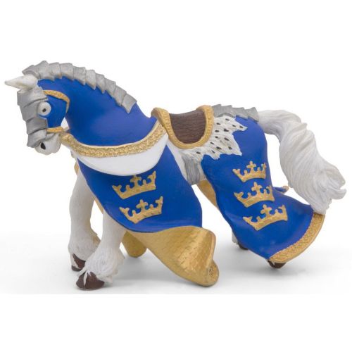 Papo figurina calul regelui Arthur albastru papo39952