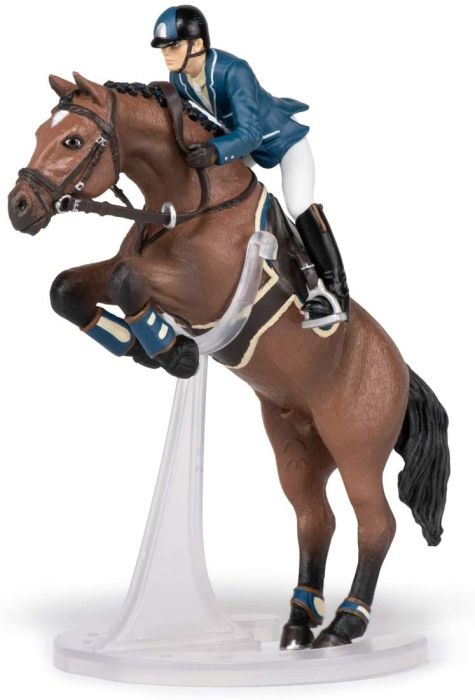 Papo figurina set jocheu si cal sarind papo51562