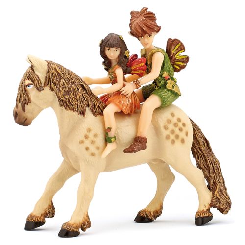 Figurina copiii elf si ponei papo39011