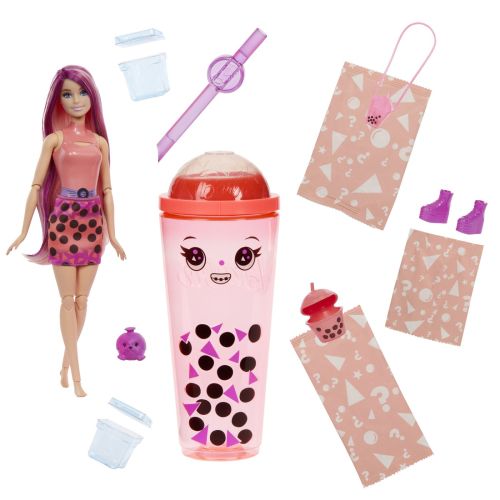 Barbie pop reveal bubble tea mango mochi mthtj22