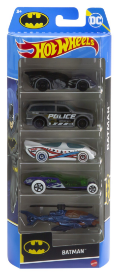 Set 5 masini hot wheels batman mt1806_htv44