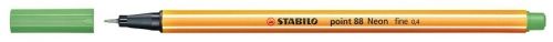 Liner stabilo point 88 verde neon 88/033