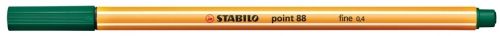 Stabilo point 88 verde inchis 88/53
