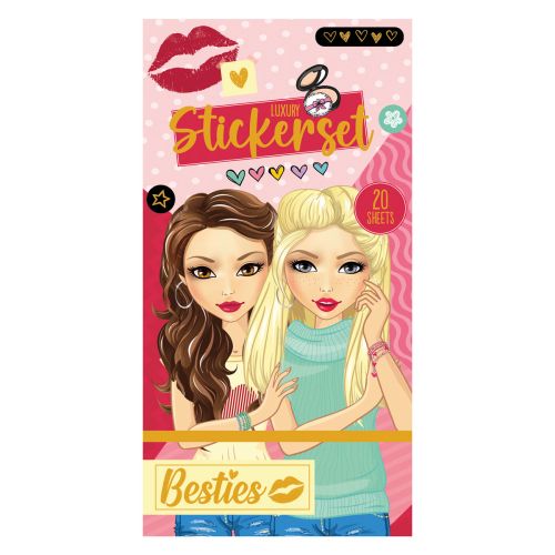 Cartea cu autocolante Grafix - Besties