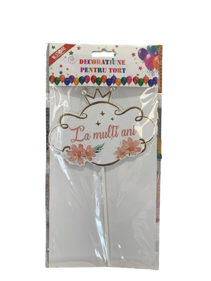 Topper decoratiune tort la multi ani 061525