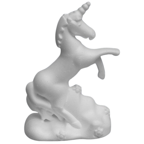 Accesorii creatie polistiren hd itali unicorn 12x18x7cm