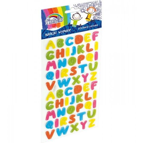 Accesorii creatie sticker buretat 60 litere div cul a1273