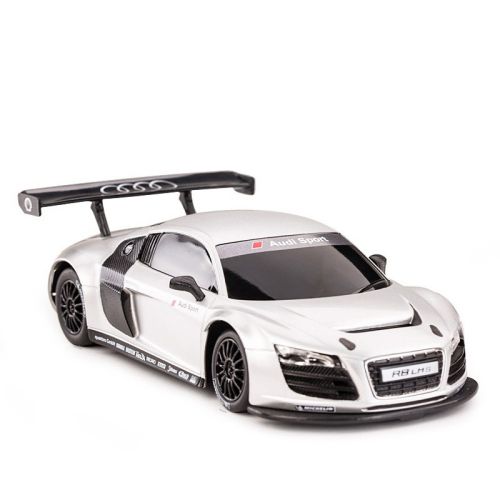 Masinuta metalica audi r8 argintie scara 1:24 ras56100