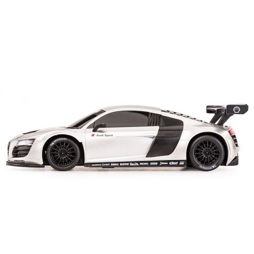 Masinuta metalica audi r8 argintie scara 1:24 ras56100
