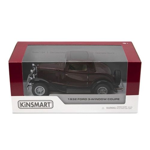 Masinuta metalica ford 1932 coupe 13cm  1:34 kt5332wd