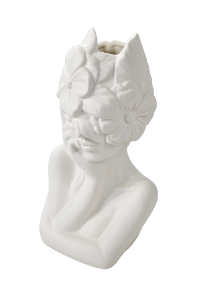 Vaza bust femeie 23cm 2630h