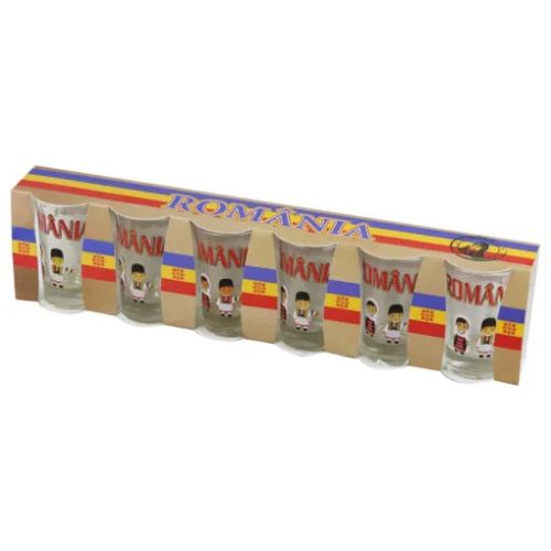 Set 6 pahare in cutie traditionale 3