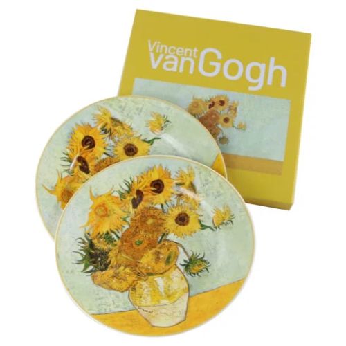 Set 2 farfurii desert 19 cm sunflowers