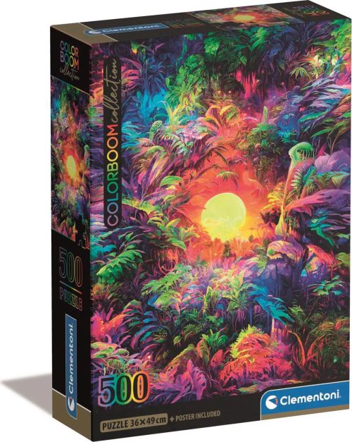 Puzzle 500 piese - colorboom - psichedelic jungle cl35518