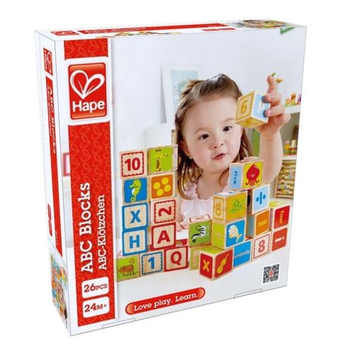 Hape cuburi abc e0419