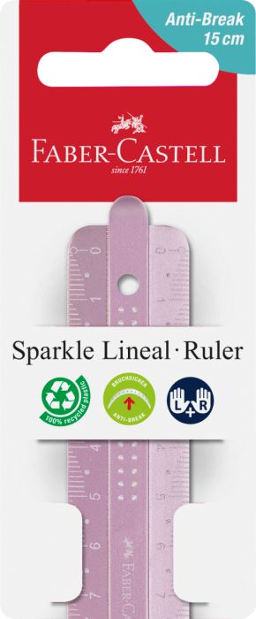 Rigla 15 cm sparkle fc172015