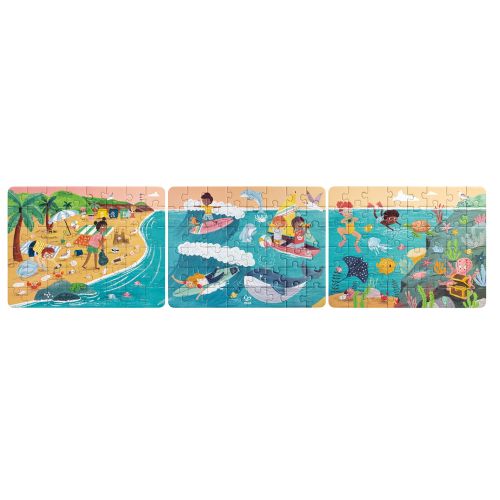 Puzzle prietenii oceanului 3 in 1 si joc storytelling e1645a