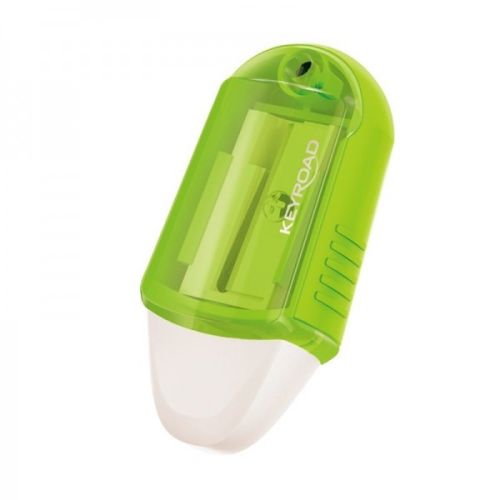 Ascutitoare plastic simpla+radiera keyroad kr971837