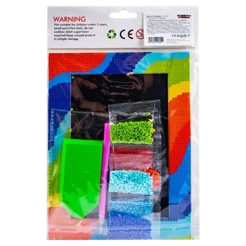 Set creativ: rama foto cu diamante, 16.5x21.5 cm  40002