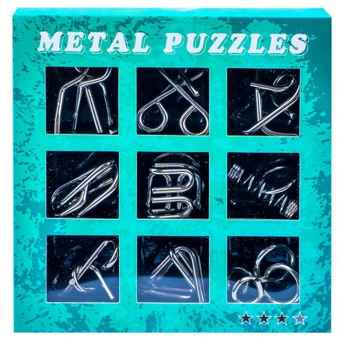 Puzzle mecanic din metal 9 buc/set 3009a