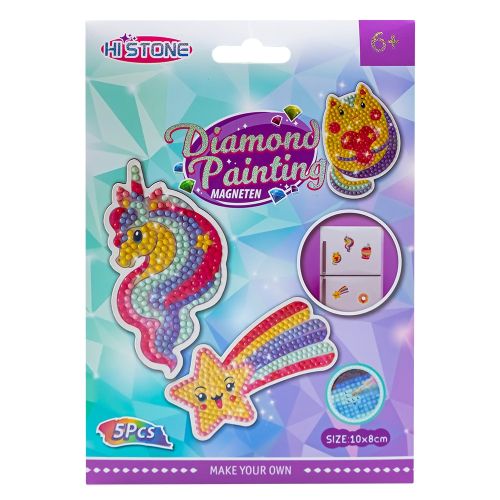 Set creativ: magneti cu diamante, 10x15 cm 40000