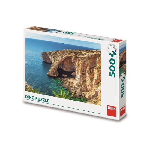 Puzzle 500 piese plaja din Malta - dino toys 502611