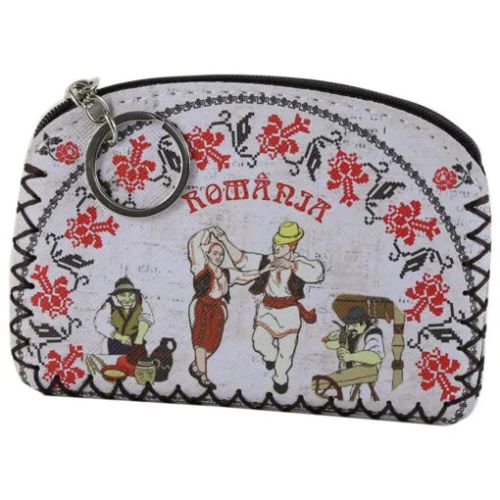 Portmoneu cu breloc Romania 13x9cm 387124