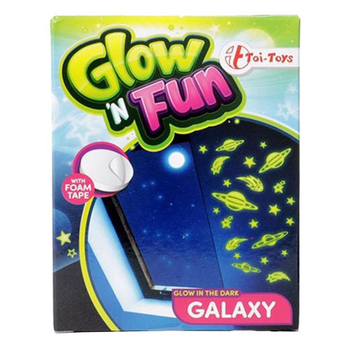 Stickere fosfforescente spatiu glow fun toi-toys 35050c
