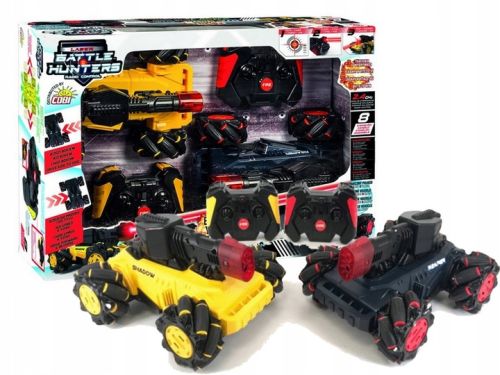 Set de joaca 2 masinute laser battle hunters rc 33298