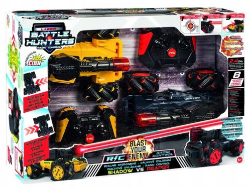 Set de joaca 2 masinute laser battle hunters rc 33298
