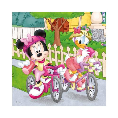 Puzzle 3x55 piese mickey si minnie - dino toys 335271