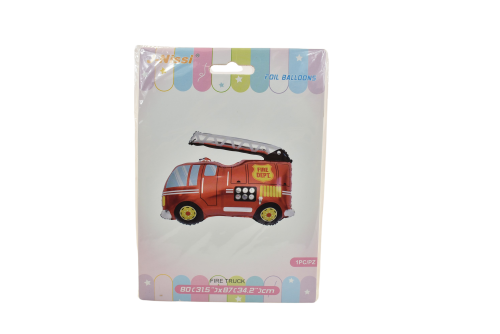 Balon folie figurina fire truck 80x87cm zzc-637