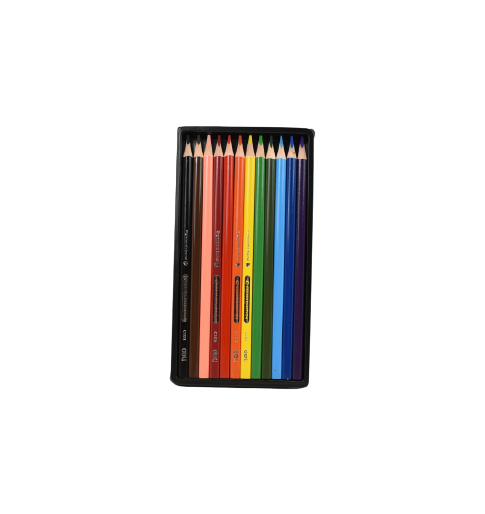 Creioane colorate 12 culori color emotion dlec00200