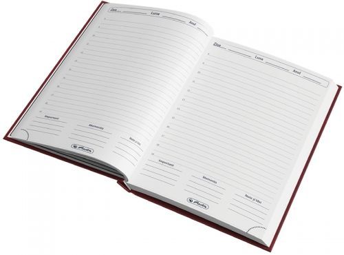 Agenda a5 nedatata 224 pagini coperta buretata gri 9487890