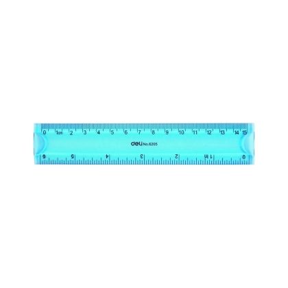 Rigla 15cm flexibila color deli dle6205