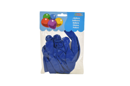 Baloane 2.5g albastre 12/set 27544