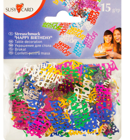 Confeti happy birthday 15g diverse culori 11144904