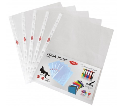 Folie a4 daco plus set 100 fo002