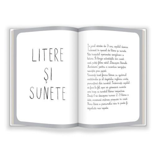 Litere si sunete. Caietul meu Montessori