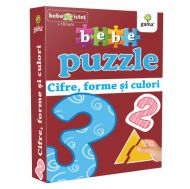 Cifre, forme si culori/ Bebe puzzle. Editia 2018