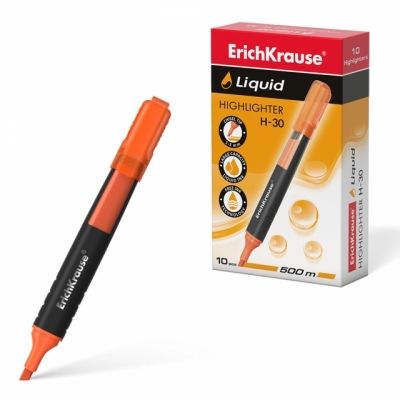 Textmarker cu lichid h-30 vf tesit orange erich 47976