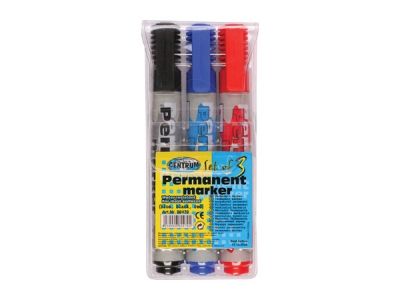 Marker permanent 3/set centrum 80470