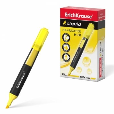 Textmarker cu lichid h-30 vf tesit galben erich 47973