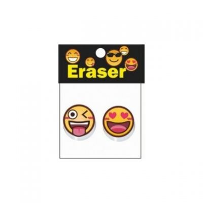 Centrum radiera rotunda emojidex 2buc/blister