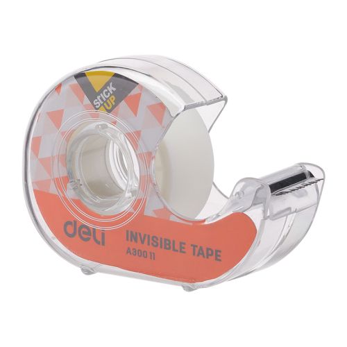 Dispenser banda adeziva invisible 18mm*7.62m deli dlea30011