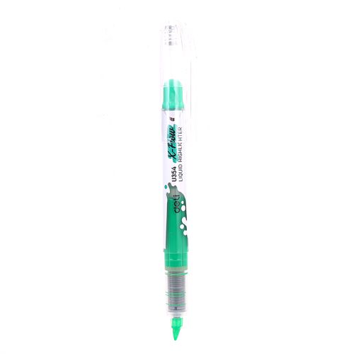 Textmarker lichid verde deli dleu35450