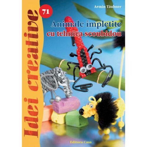 Animale impletite cu tehnica scoubidou - idei creative 71